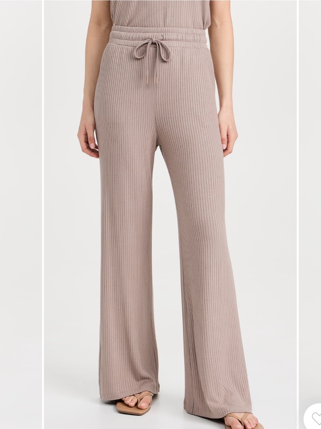 Beyond Yoga Well Traveled Wide Leg Ribbed Pants Xl